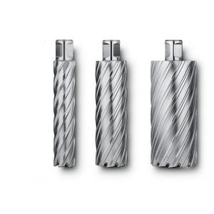 Sierras perforadoras de acero de alta velocidad de 22 mm con vástago y punta de carburo para corte de tubos con piloto integral, tamaño métrico - Product Image 1