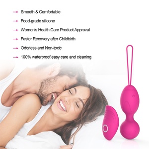 Giocattoli sessuali per adulti in Silicone per uso alimentare per donne che stimolano le palle della Vagina <span class=keywords><strong>con</strong></span> <span class=keywords><strong>vibratore</strong></span> a pallina d'amore indossabile a distanza - Product Image 3