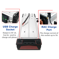Boîte de batterie pour vélo électrique, support arrière, haute capacité, 117 cellules, 36v 48v 52v, boîtier vide, 18650 pièces