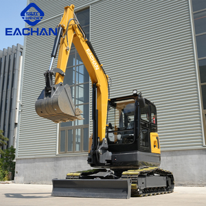 Spedizione gratuita CE EPA Euro 5 escavatore piccole miniere Diesel 6.5 tonnellate escavatore movimento terra escavatore con ricambio - Product Image 1