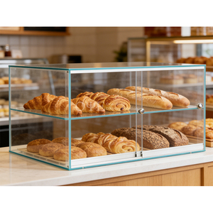 Vitrine de Comptoir en Verre pour Boulangerie, Présentoir à Pain, Vitrine à Desserts et Pâtisseries, Meuble Personnalisé pour Magasin Entier - Product Image 5