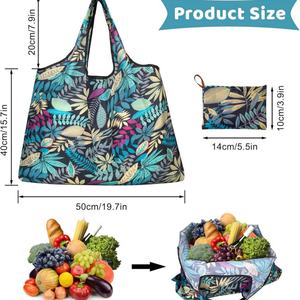 Bolsa de Compras Plegable Ecológica, Impermeable y Moderna 2025, Reutilizable, Fácil de Guardar, de Poliéster, Nailon y Oxford, Venta al Por Mayor - Product Image 2