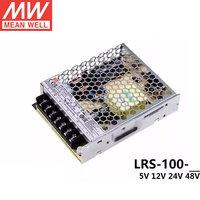Alimentation à découpage Mean Well LRS-50/100/150 50W 100W 150W, sortie CC 5V 12V 24V 36V 48V, entrée 90-264VAC