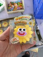 Jouet Squishy Tournesol Mignon de 7 cm, Style Bloc de Construction à Visage Amusant et Moche, à Remontée Lente, Super Doux, Anti-Stress