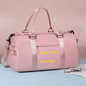 Custom Dry Wet Sport Duffel <b>Holdall</b> Training Yoga Travel Overnight Weekend Shoulder Tote Gym <b>Bag</b> with Shoes Compartment - Product Image 1