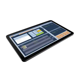 Hoparlör ile 21.5 inç dokunmatik ekran bilgisayar monitörü android dijital tabela açık açık çerçeve reklam lcd monitör