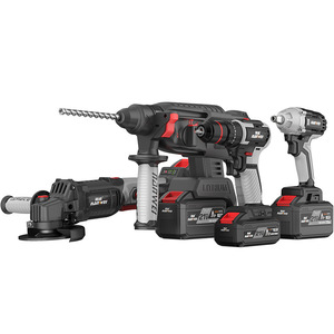 electric hammer impact drill rechargeable household electric pickaxe industrial electric drill dual-use <b>power</b> <b>tool</b> - Product Image 5