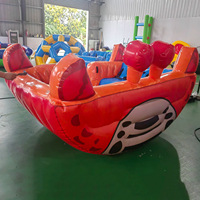 Parc d'attractions gonflable pour enfants : Bateau pirate, balançoire aquatique, chaise crabe, château gonflable, équipement de jeu