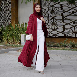 MQ027 Retro Ethnischer Stil Bescheidene Mäntel Sommer Long Top Cross-Border Fashion Strickjacke Arabian Saudi Cardigan für den Nahen Osten - Product Image 2