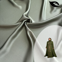 Tissu en crêpe de satin de soie de qualité supérieure pour Abaya de luxe style Dubaï – Rouleau de textile à tombé doux