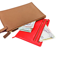Usine Recommander Personnalisé Pochette En Cuir Grande Capacité Téléphone Mobile Sac Bracelet Sac avec Fermeture Éclair