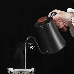 Teko Kopi Tuang Manual Stainless Steel 304 dengan Leher Angsa yang Dapat Disesuaikan, Pancuran Panjang untuk Pembuatan Kopi Manual di Dapur - Product Image 3