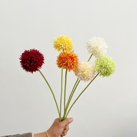 Bunga Buatan, Bola Daun Bawang Berkepala Bulat, Bola Daisy, Rangkaian Bunga Pernikahan, Dekorasi Dalam dan Luar Ruangan
