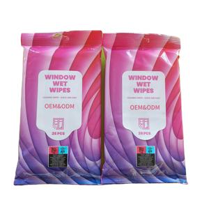 Lingettes humides pour le nettoyage des vitres, lingettes pour voiture, lingettes nettoyantes parfumées à l'eau, lingettes douces de luxe <span class=keywords><strong>sans</strong></span> plastique, naturelles - Product Image 1