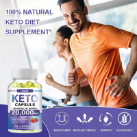 OLLI OEM/ODM Capsules Minceur Keto à Base d'Extraits Végétaux, Véganes et Naturelles, Supplément Diététique Immunitaire pour la Perte de Poids, Vente Chaude