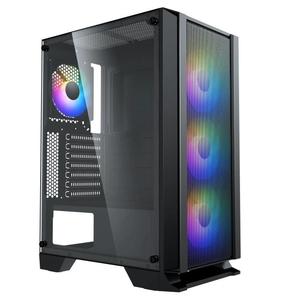 Boîtier d'ordinateur de bureau personnalisé OEM pour jeux <span class=keywords><strong>ATX</strong></span>/MATX/ITX, vente chaude, design en métal <span class=keywords><strong>plat</strong></span> avec panneau frontal en maille - Product Image 1