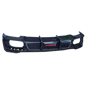 Diffusore Posteriore in Fibra di Carbonio per <span class=keywords><strong>Audi</strong></span> A4 S4 Avant B9 2019, Splitter Paraurti Posteriore - Product Image 1