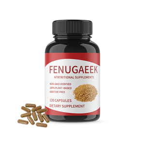 OEM bio Vegan Private Label <span class=keywords><strong>capsule</strong></span> di fieno greco supporto di glucosio nel sangue benefico per il supporto di fieno greco menopausa - Product Image 1