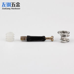 ZuoGang Hardware <b>Plastic</b> <b>Rod</b> Connector Cold Rolled Steel Easy Installation Furniture Cabinet Assembly - Product Image 3