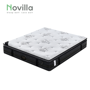 Manufacturer Super King Single Size Bed Mattresses Eurotop Independent Pocket Foam Spring Mattress