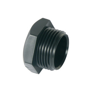 Raccordo per Tubi Idraulici in PP Nero da 3/4 di Pollice - Product Image 1