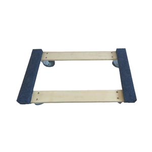 Chariot à <span class=keywords><strong>meubles</strong></span> en bois massif robuste, entièrement assemblé avec quatre roues pour un déplacement <span class=keywords><strong>et</strong></span> un <span class=keywords><strong>transport</strong></span> faciles - Product Image 3