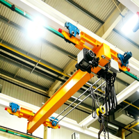 Grue à poutre simple européenne à faible hauteur de levage de 2 tonnes avec variateur de fréquence