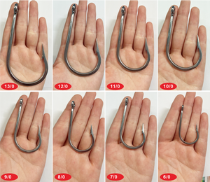 Yeni VIKETECH STLH paslanmaz çelik Trolling Lance Hooks 2/0-13/0 # büyük daire için tekne tuzlu balık orkinos köpekbalığı Marlin ahtapot - Product Image 3