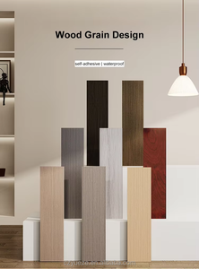 Bande décorative autocollante en <span class=keywords><strong>bois</strong></span> et marbre, étanche, pour plinthes, cadres de portes et bordures de miroirs - Product Image 4