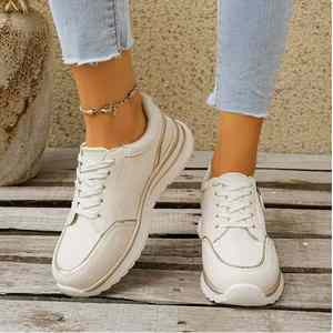 Chaussures de sport respirantes à <span class=keywords><strong>fermeture</strong></span> éclair latérale grande taille, nouvelle collection automne 2026, chaussures de course pour femmes, vente en gros 43 - Product Image 3