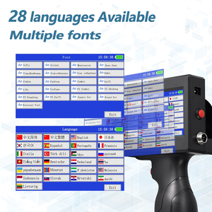 เครื่องพิมพ์แบบพกพา impresora portatil เครื่องเข้ารหัสอิงค์เจ็ทโลโก้วันที่ - Product Image 4