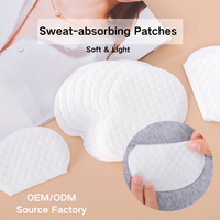 Patchs adhésifs réutilisables absorbant la transpiration et respirants en tissu non tissé, légers et confortables, prix de gros direct usine