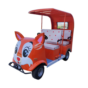 Vehículo Eléctrico de 4 Plazas para Recorridos Turísticos, Carro de Transporte Impermeable para Campus y Comunidades - Product Image 6