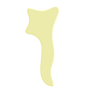 Gua Sha en bois de hêtre naturel pour massage corporel - Product Image 1