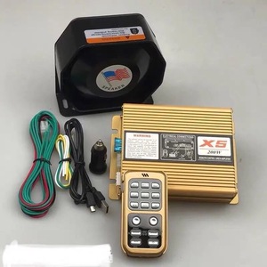 Sirène d'alarme sonore 12V 200W pour ambulance et voiture de pompiers, haut-parleur puissant en alliage d'aluminium + PC, portée de détection 10-20m - Product Image 5