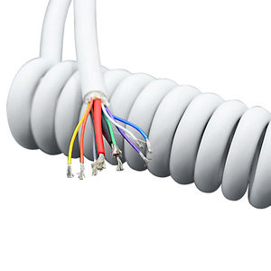 สายเคเบิลเกลียวแบบขดม้วนเก็บได้แจ็กเก็ตหลายแกนยืดหยุ่นสายเคเบิลแบบขดม้วนเก็บได้ - Product Image 2