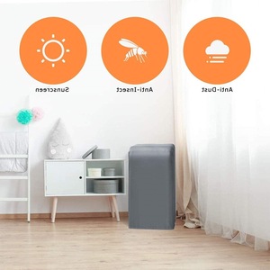 ผ้าคลุมเครื่องปรับอากาศอื่นๆ 40x46x75 ซม. สายรัดป้องกันฝุ่น ใยโพลีเอสเตอร์ สีเทา สีดำ สีขาวนวล ทันสมัย เรียบง่าย ทุกฤดูกาล - Product Image 4