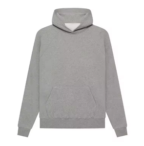 เสื้อฮู้ดดี้ผู้ชายคุณภาพสูง SS22 <span class=keywords><strong>Essentials</strong></span> ผ้าฝ้าย 100% รุ่น <span class=keywords><strong>Fear</strong></span> <span class=keywords><strong>of</strong></span> Winter <span class=keywords><strong>God</strong></span> สี 1.1 ดาร์กโอ๊ตเมล พร้อมลายพิมพ์นูน - Product Image 4