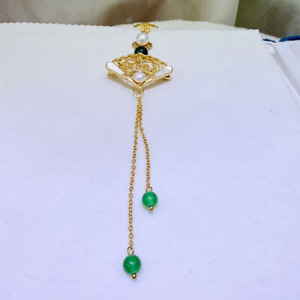 Broche de Cristal Hecho a Mano de Zhuji, Joyería de Perlas de Agua Dulce de Alta Gama para Mujer, con Hebilla Antideslumbrante - Product Image 1