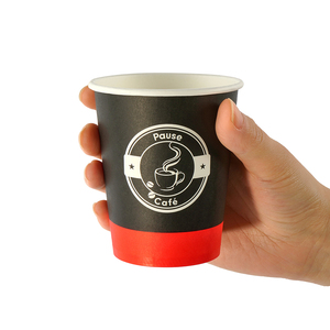 Bicchieri di Carta Usa e Getta di Alta Qualità con Logo Personalizzato Stampato, Biodegradabili, per Alimenti, Riciclabili, Monoparete, 4oz 7oz 8oz 10oz 12oz - Product Image 6