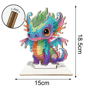 5D Diamond Painting Kits <strong>Dragon</strong>,Special Shape Diamond <strong>Art</strong> Kits for Adults,<strong>Dragon</strong> Diamond <strong>Art</strong> Desktop Ornaments for Home Office - Product Image 1