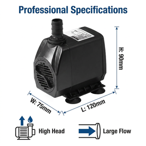 Bomba de Agua Sumergible de Alto Flujo IPX8 con Motor de Cobre Puro para Acuarios, Peceras, Estanques, Jardines, Precio de Fábrica al por Mayor - Product Image 5