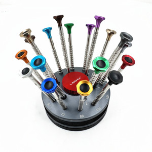 Nuovo Set 2025 di 12 <span class=keywords><strong>Cacciaviti</strong></span> in Acciaio Inossidabile e 6 Penne ad Ago, Strumenti <span class=keywords><strong>per</strong></span> la Riparazione di <span class=keywords><strong>Orologi</strong></span> con Funzione di Regolazione <span class=keywords><strong>per</strong></span> Orologiai - Product Image 1