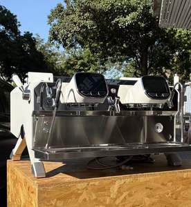 Máquina de Espresso Comercial Profesional Portátil de Dos Grupos, Semiautomática, Eléctrica, Programable, de Acero Inoxidable, para Hotel y Hogar - Product Image 6