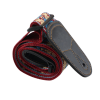 Personality High-grade Canvas Guitar Strap Adjustable Musical Instrument Strap Accessories for Bass Electric and Acoustic Guitar
