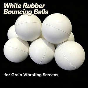 Bolas <span class=keywords><strong>de</strong></span> Goma Blancas <span class=keywords><strong>de</strong></span> 25 mm para Prevenir Obstrucciones en la Limpieza <span class=keywords><strong>de</strong></span> Tamices Vibratorios para Granos y <span class=keywords><strong>Semillas</strong></span> - Product Image 2