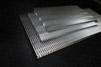 Wondery Aileron ondulé à persiennes en aluminium 3003 personnalisé pour ailettes d'échangeur de chaleur