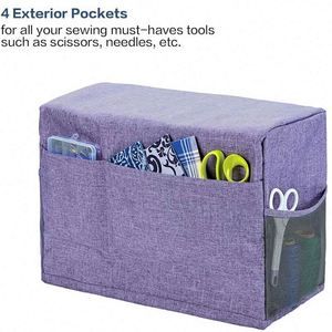 BSCI Factory Automatic <b>Sewing</b> <b>Machine</b> Parts Supplies Storage Dust Pouch Roll Top <b>Sewing</b> <b>Machine</b> Cover <b>Bags</b> - Product Image 3