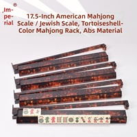 Règle de Mahjong en ABS, durable, facile à nettoyer, avec barre de poussée deux-en-un. Disponible en plusieurs couleurs et motifs (Hawksbill Marble). Jeux.