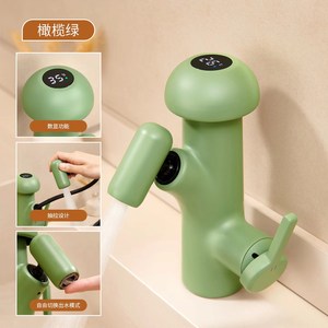 Grifo de Agua con Pantalla Digital de Color Azul, Enriquecido con Oxígeno, 4 Funciones, Grifo de Latón para Lavabo con Diseño de <span class=keywords><strong>Cactus</strong></span> - Product Image 2